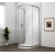 Polysan EASY polkruhová sprchová zástena 900x900mm, číre sklo