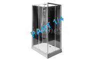 Aqualine GRANVIK sprchovací box 800x1200x2180mm komponent 1/4 sprchová vanička, biela