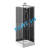 Aqualine GRANVIK sprchovací box 800x800x2180mm komponent 3/4 zadné tmavé sklo