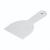KUBALA Hladká plastová špachtľa, 150 mm, biela