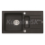 Alveus NIAGARA 70 kuchynský granitový drez so sifónom 78x43,5 - Black 1089487