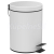Aqualine SIMPLE LINE odpadkový kôš guľatý 5l, biela mat