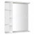 Aqualine KORIN STRIP zrkadlo s LED osvetlením a poličkami 60x70x12cm
