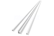 Aqualine DENIPAN set profilov pre rohovú inštaláciu, 2100mm, biela mat