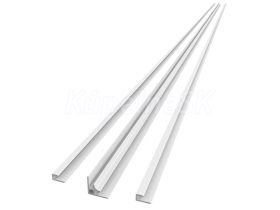 Aqualine DENIPAN set profilov pre rohovú inštaláciu, 2100mm, biela mat
