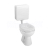 Geberit Bambini WC misa detská, výška 33cm hlboké splachovanie, vodorovný odtok