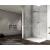 Ronal Cadura Walk-In sprchová zástena 100x200 cm,sklo Číre,profil Chróm,1x vzpera