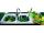 Alveus Classic 100 L dekor nerez drez 1200x600x155 mm,2 vaničky vľavo s odkvapovou plochou