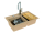 Alveus GASTRO MISKA GN-1/2- P rozmer 265x325x20 mm