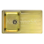 Alveus LINE 20 Monarch AU GOLD  Vstavaný nerez drez 860x500 mm s odkvapávajúcou plochou