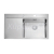 Alveus PURE 50 UP KMB Plne a plošne vstavaný nerez drez 860x525x205mm,vanička vpravo+sif