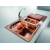 Alveus LINE 10 Monarch Copper Vstavaný  nerez drez 980x500x160 mm s odkvapávajúcou plochou
