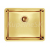 Alveus KOMBINO 50 U MONARCH GOLD vstavaný nerez drez 540x440x140 mm, spodná montáž+výpusť