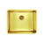 Alveus KOMBINO 50 U MONARCH GOLD vstavaný nerez drez 540x440x140 mm, spodná montáž+výpusť