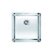 Alveus KOMBINO 30 KMB F/S vstavaný nerez drez 440x440x195 mm Brúsená Nerez