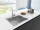 Alveus PURE 70 UP KMB Plne a plošne vstavaný nerez drez 565x525x195 mm+sifón Push Pop-up