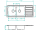 Alveus LINE 100 MAXIM Vstavaný nerez drez 1160x500x150mm,2 vaničky,,Satin+sifón Pop-up