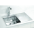 Alveus PURE 40 UP KMB Plne a plošne vstavaný nerez drez 790x525x205 mm,vanička vľavo+sifón