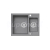 Alveus ROCK 80 G-81 Vstavaný granit drez 595x475x160 mm,2 vaničky, Beton+sifón