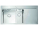 Alveus PURE 60 UP KMB Plne a plošne vstavaný nerez drez 980x525x205mm,2vaničky vľavo+sifón