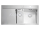 Alveus PURE 60 UP KMB Plne a plošne vstav nerez drez 980x525x205mm,2vaničky vpravo+sif