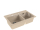 Alveus ATROX 50 Terra-22 vstavaný granit drez 790x500x200 mm, 2 vaničky+sifón Pop-up