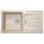 Alveus VICTORIA 30 G-55 vstavaný granit drez 770x430x160 mm,Béžovýasifón Pop-up 1133454