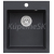 Alveus CORTINA 20 G-91 vstavaný granit drez 450x500x160 cm Čiernyasifón 1133432