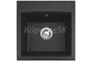 Alveus GEM 10 G-91 vstavaný granit drez 500x500x180 mm,Čiernyasifón 1149113