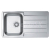 Alveus LINE 20 MAX vstavaný nerez drez 860x500x190 mm,odkvap. plocha,Satinasifón 1144640
