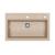 Alveus ATROX 40 Terra-22 vstavaný granit drez 790x500x195 mm+sifón Pop-up