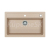 Alveus ATROX 40 Terra-22 vstavaný granit drez 790x500x195 mm+sifón Pop-up