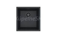 Alveus OMNI 20 G-90 BS vstavaný granit drez 450x450x198 mm Čierny+sifón
