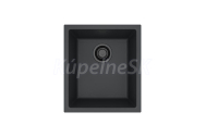 Alveus OMNI 10 G-90 BS vstavaný granit drez 400x450x198 mm Čierny+sifón