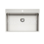 Alveus NOX 130 FS BRS vstavaný nerez drez 740x515x200 mm Kartáčovaný Nerez