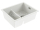 Alveus OMNI 50 G-11 vstavaný granit drez 550x450x198 mm, 2 vaničky, Biely+sifón