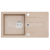 Alveus CORTINA 110 G-55 vstavaný granit drez 750x420x140 mm ,Béžová+sifón Pop-up