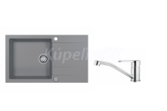 Alveus SET ALVEUS granit drez CADIT 40 a batéria RUTA Beton/Chróm