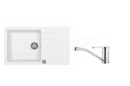 Alveus SET ALVEUS granit drez CADIT 40 a batéria RUTA Biela/Chróm