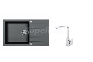 Alveus SET ALVEUS granit drez CADIT 40 a batéria RENO Čierna/Chróm