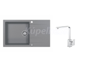 Alveus SET ALVEUS granit drez CADIT 40 a batéria RENO Beton/Chróm
 SETA22049