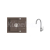Alveus SET ALVEUS granit drez ROCK 30 Chocolate+batéria ELZA Brúsená Nerez