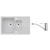 Alveus SET ALVEUS granit drez INTERMEZZO 70 Biely+batéria RUTA Chróm