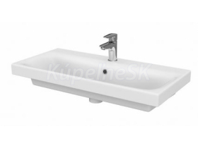 Cersanit MODUO Umývadlo nábytkové 80x45 BOX s prepadom, otvor pre bat, Biela K116-013 II.t