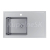 Alveus LUXAL 30 Raised vstav nerez drez 1000x600x195mm,okraj. profil zvýšený,Ľavý+sifón QC