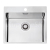 Alveus PURE 70 QC KMB Plne a plošne vstavaný nerez drez 565x525x195 mmasifón Quick Close