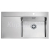 Alveus PURE 50 QC KMB Plne a plošne vstav nerez drez 860x525x205mm,vanička vpravoasifón QC