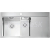 Alveus PURE 60 QC KMB Plne a plošne vstav nerez drez 980x525x205mm,2vaničky vľavo+sifón
