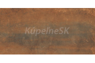 Cersanit Rostigo GPT1019 mrazuvzd rektifikovaná dlažba 59,8x119,8 cm R9 Rust hladká matná