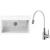 Alveus SET ALVEUS granit drez ATROX 40 Biely+batéria MINTAS Brúsená Nerez/Biela